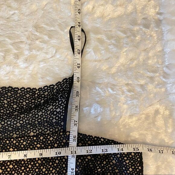 Club Monaco Women's Clamanta Black Silk Dress - Picture 9 of 12